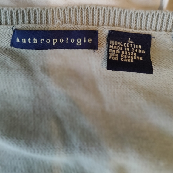 Anthropologie Embroidered Floral Cardigan Sweater, Great Condition! - Picture 2 of 16